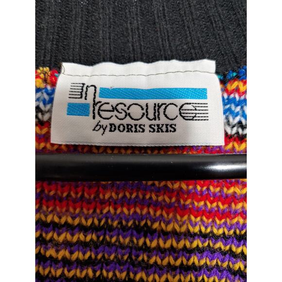 Vintage In Resource by Doris Skis Elevated Indie 1990's Sweater Size M - Picture 2 of 4